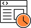browser and clock